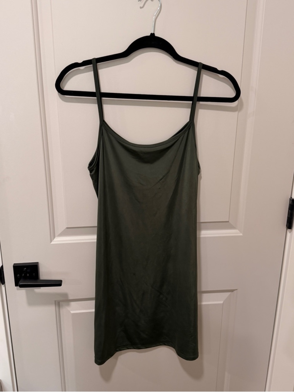 Blu Pepper Olive Green Slip Dress
